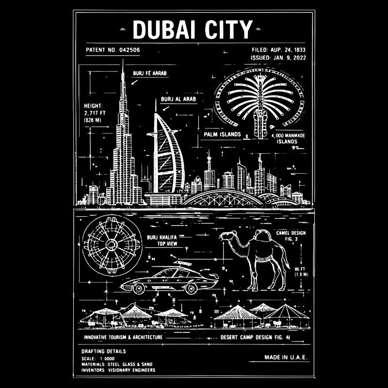 Dubai City Blueprint