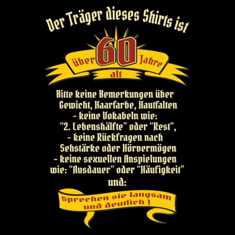 über 60 Jahre, original RAHMENLOS® Design