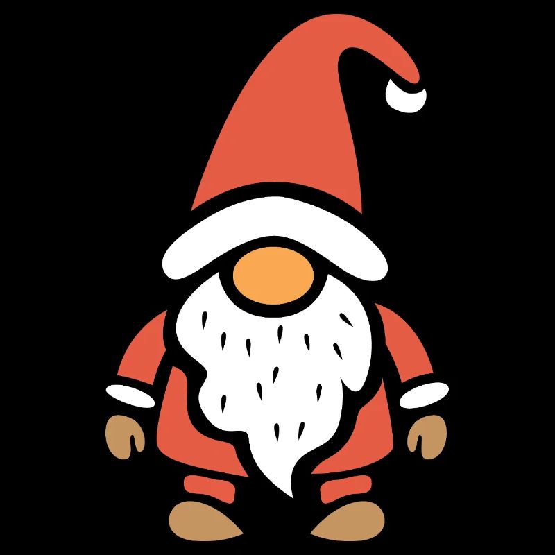 Dessin animé mignon de nain de Noël
