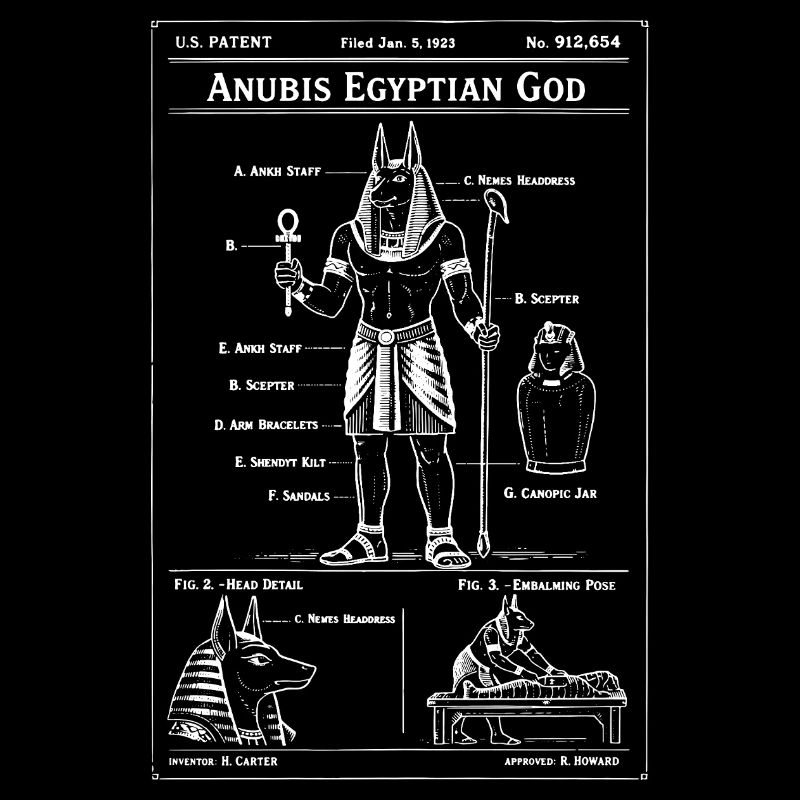 T-shirt Icône du Plan Anubis