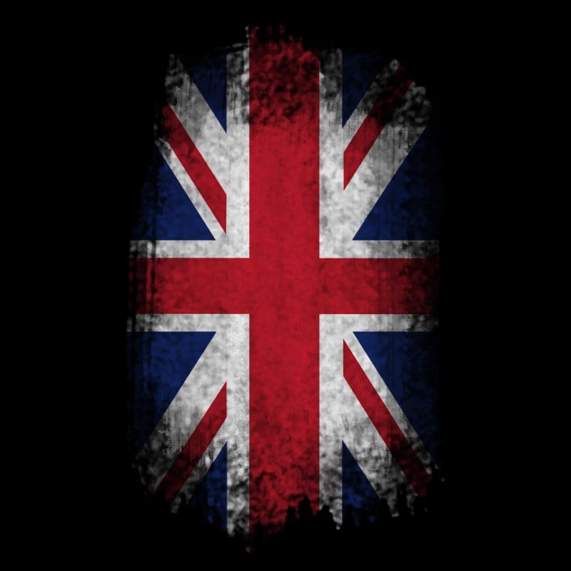 Usé drapeau du Royaume-Uni