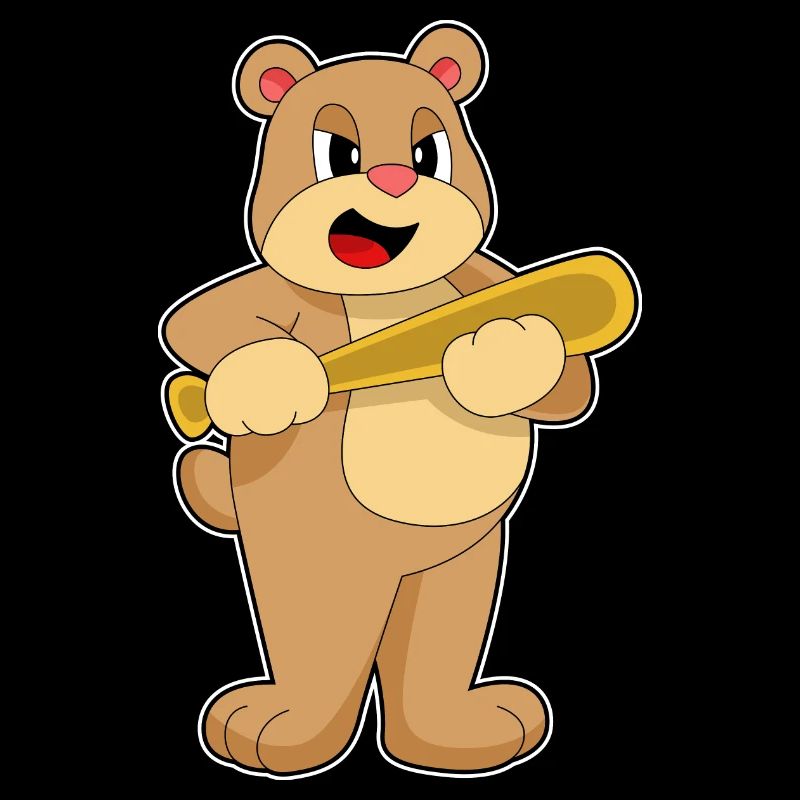 Bär Baseball Baseballschläger