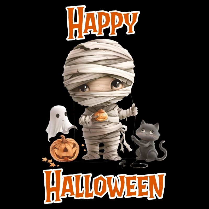 Halloween – Joyeux Halloween chat mignon comme maman