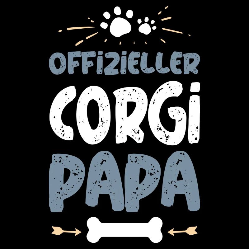 Offizieller Corgi Papa T-Shirt