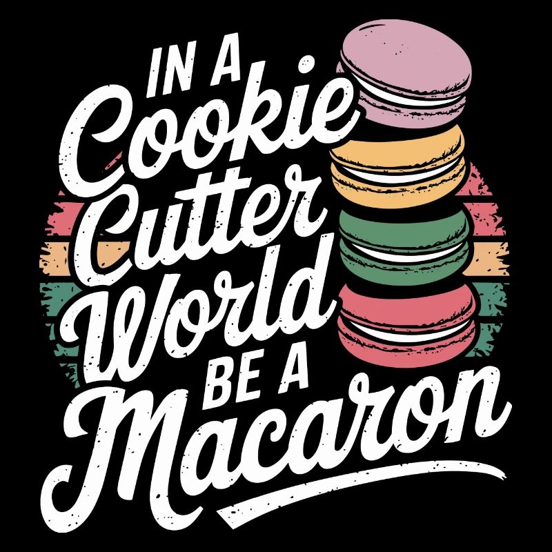 Soyez comme un macaron coloré
