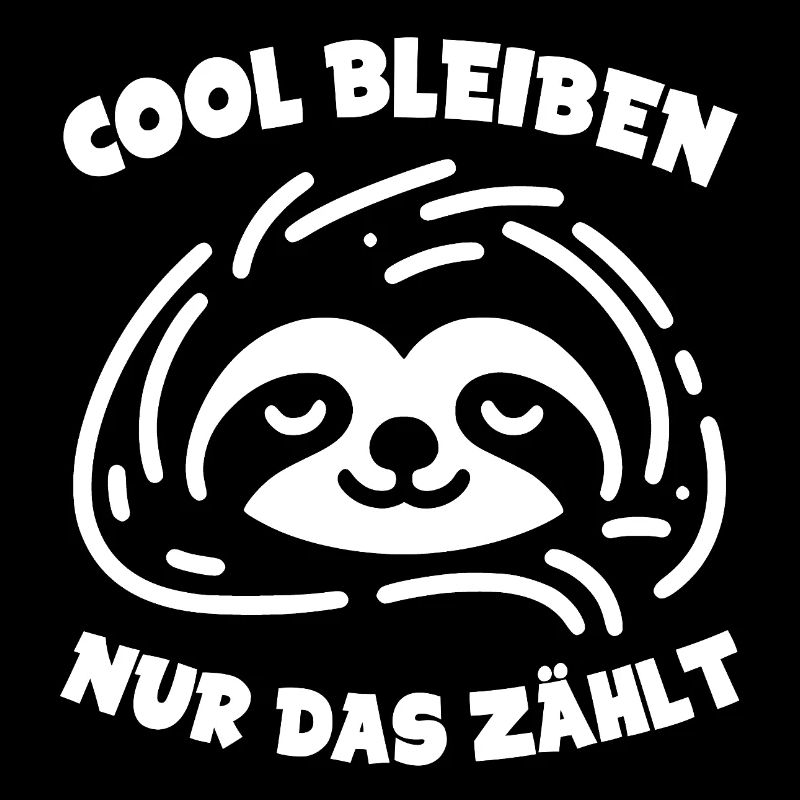 Süßes schläfriges Faultier cool bleiben