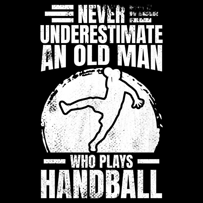 Never underestimate an old handball player