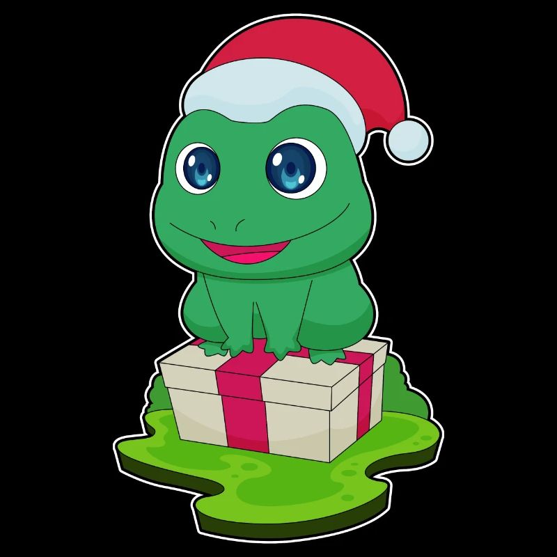 Frog Christmas Package