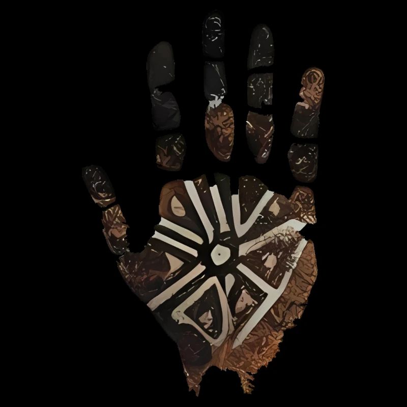 Illustration de rituel de la main