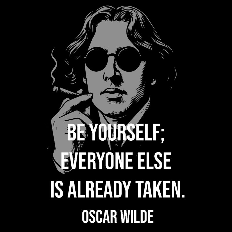 Be Yourself Oscar Wilde Tee