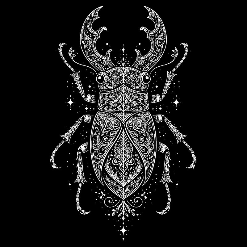 Ornamentkäfer Mandala