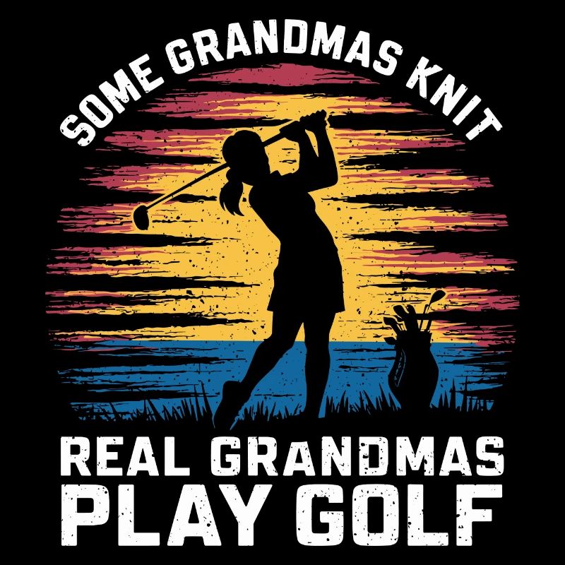 Echte Omas spielen Golf