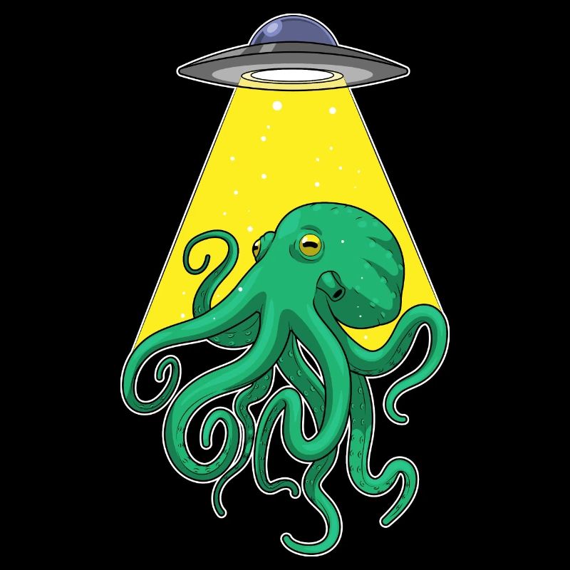 Octopus, Spaceship, Space