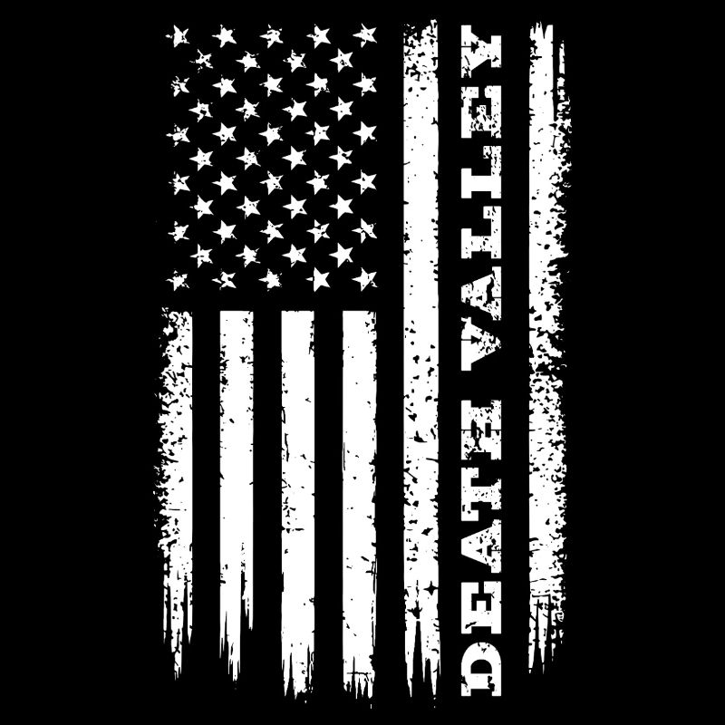 Drapeau des États-Unis Cadeau du parc national de la Vallée de la Mort