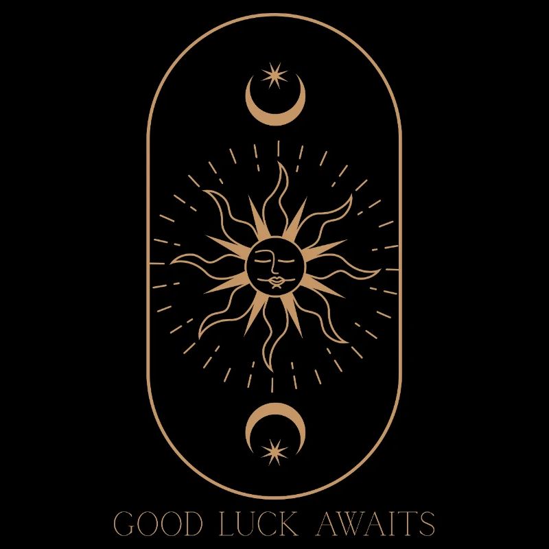 Fine Line Sun & Moons – Good Luck Awaits