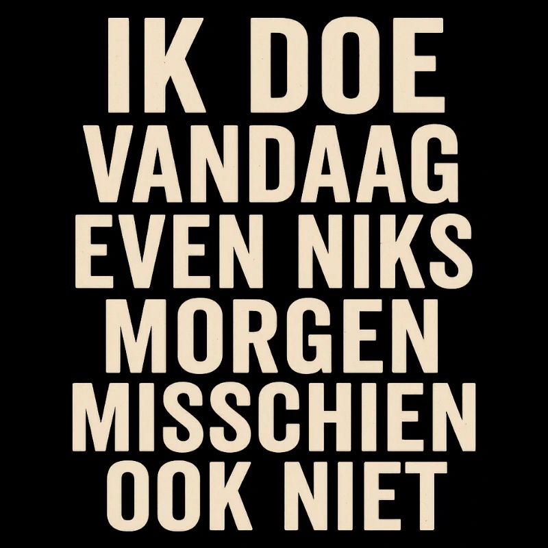 Nothing today, maybe tomorrow