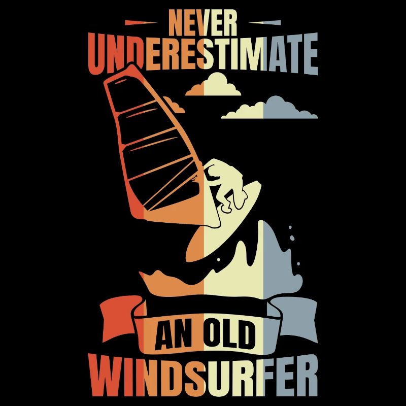 Windsurfer Großvater