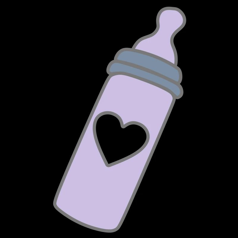 biberon coeur