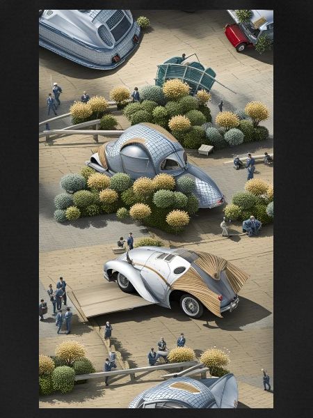 Futuristisches Auto