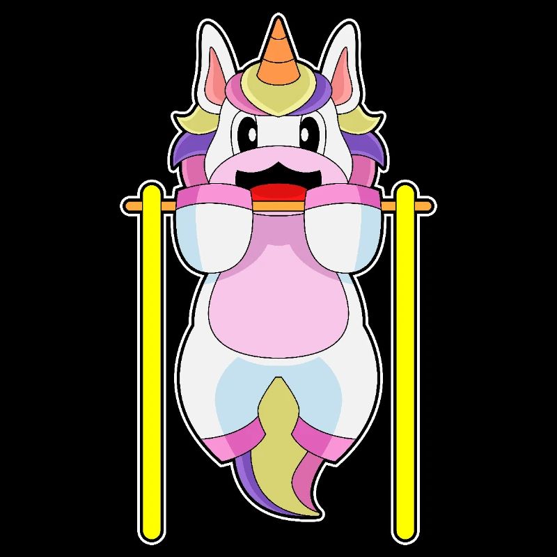 Unicorn Bodybuilder Pull-ups Bodybuilding