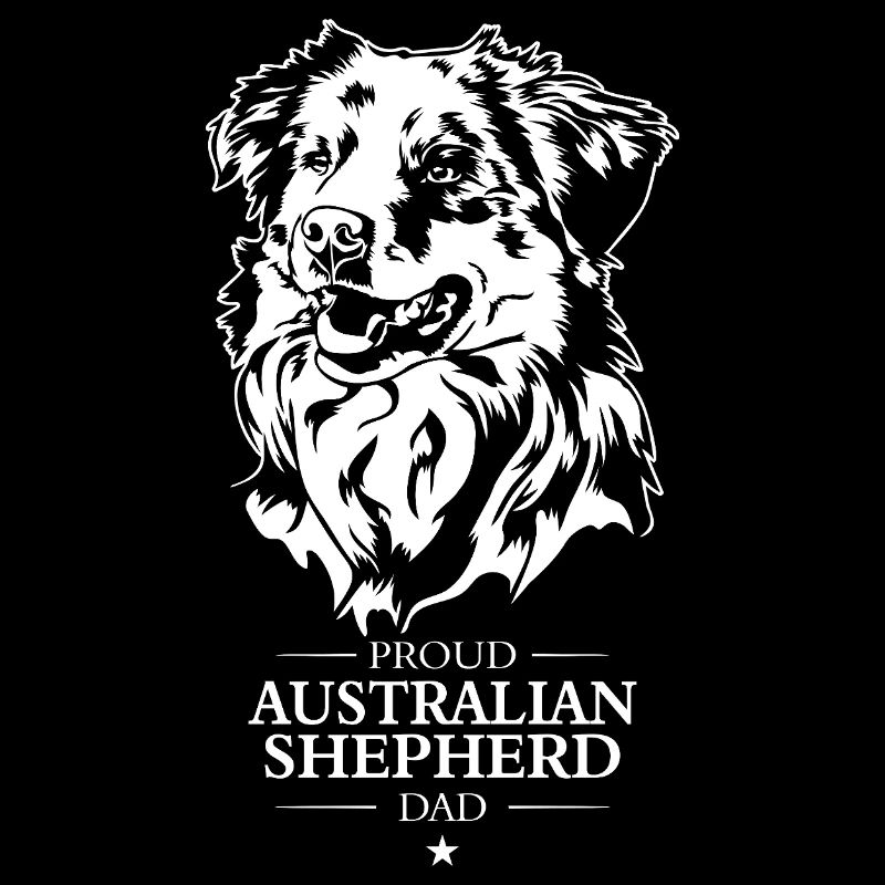 Australian Shepherd Dad Hunde Hütehunde Wilsigns