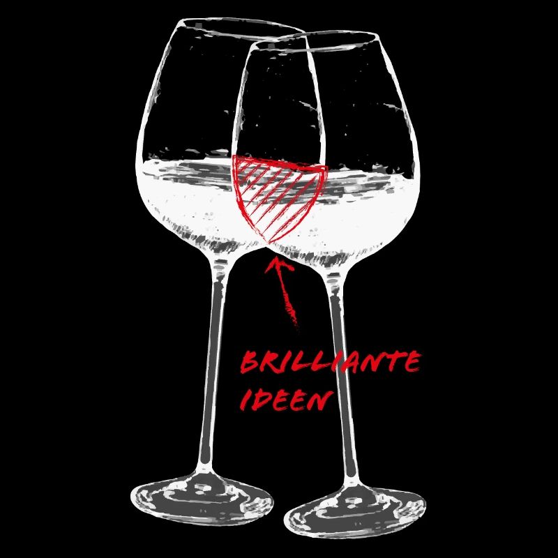 Weingläser- brilliante Ideen