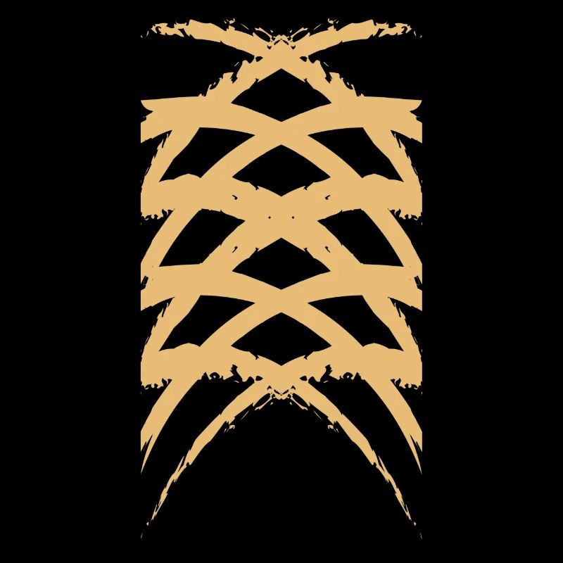 Diamond Art Crossed Pattern woody bones