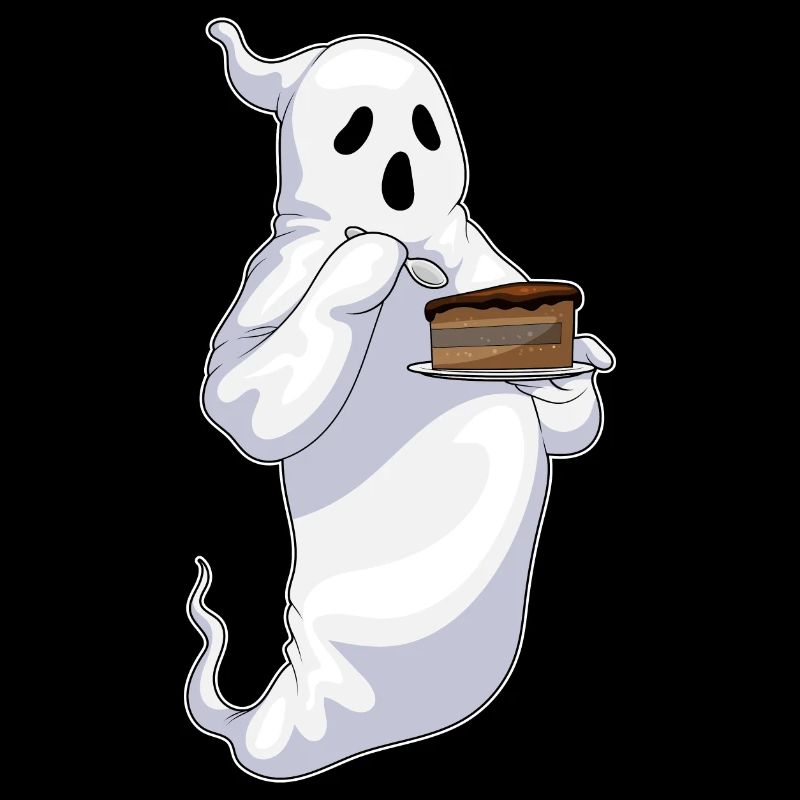 Ghost Halloween Cake