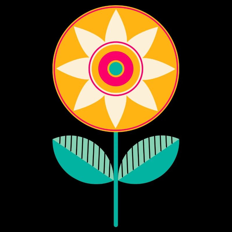Süße bunte Blume