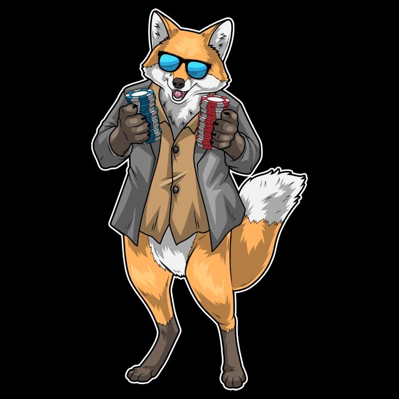 Fox Poker Poker Chips Card Game
