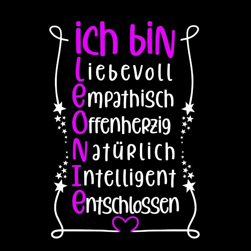 Für den besten Menschen - Ich bin Leonie