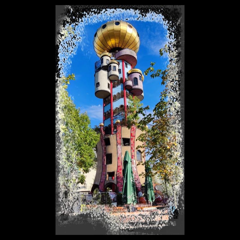Hundertwasserturm beim Kuchlbauer
