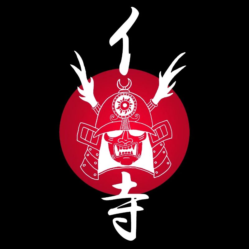 Weißer Samurai und Rote Sonne