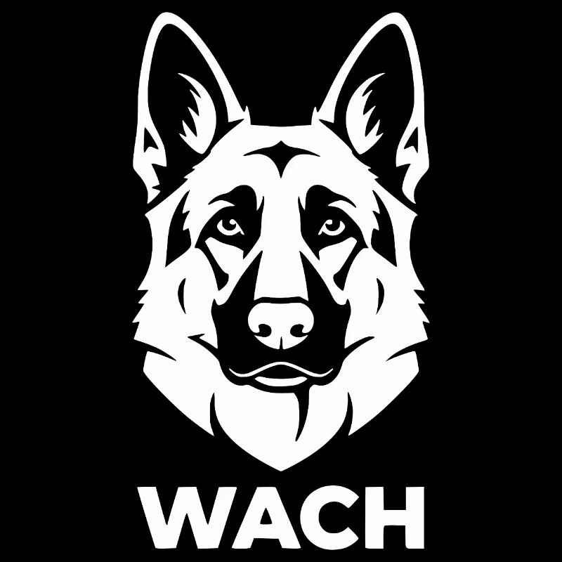 Wachhund Silhouette Schäferhund