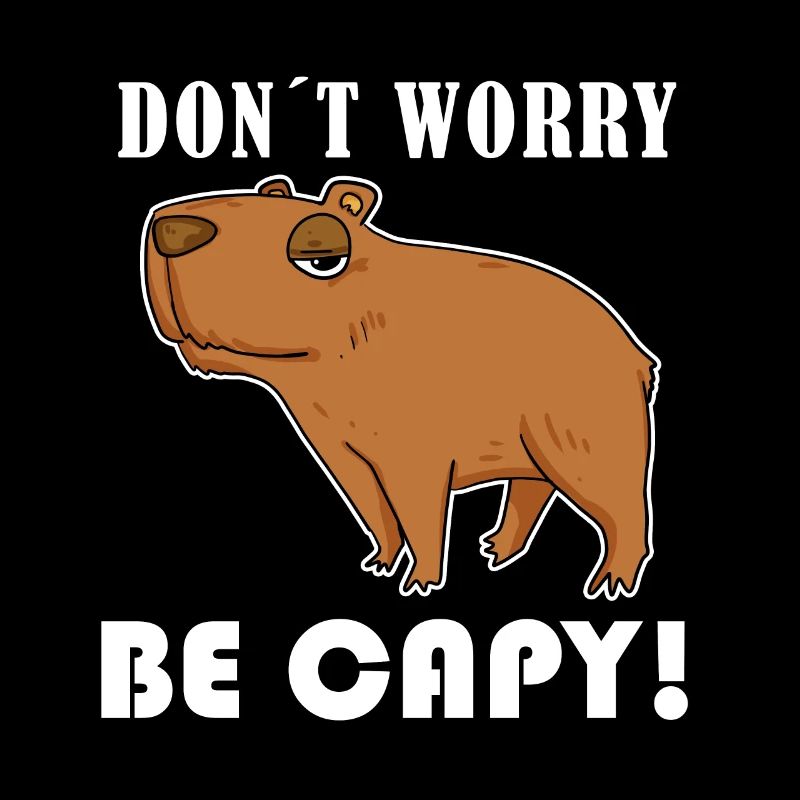 Capybara Tier Spruch