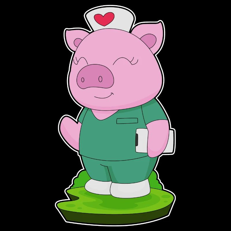 Pig Nurse Notepad