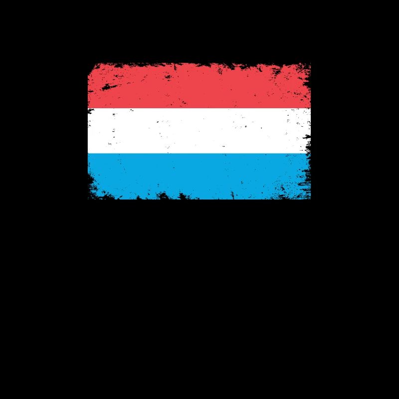 Luxembourg Herzschlag Flagge Vintage Luxembourg