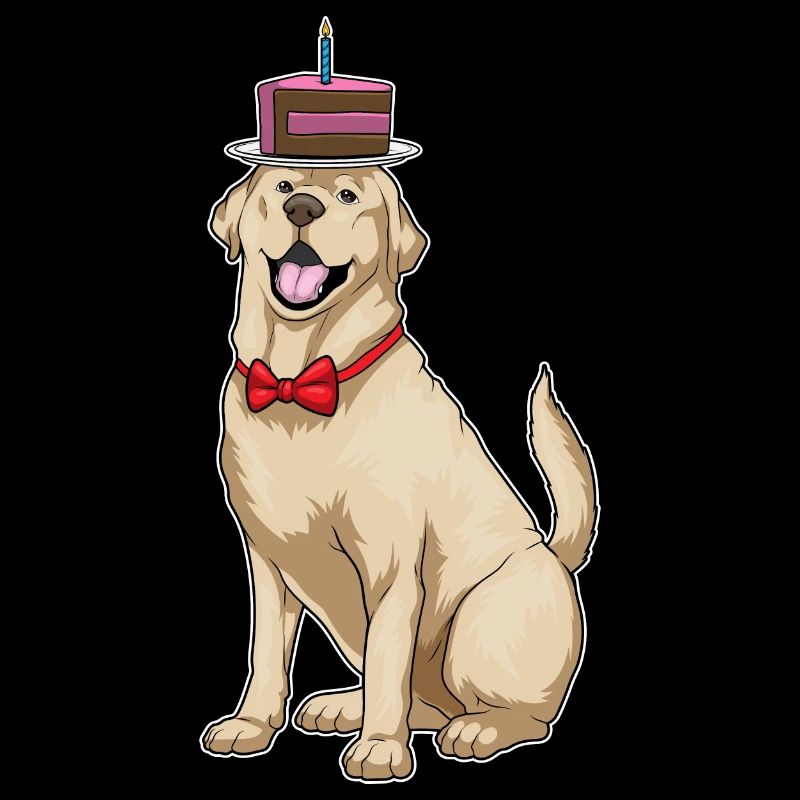 Gâteau d’anniversaire du Labrador
