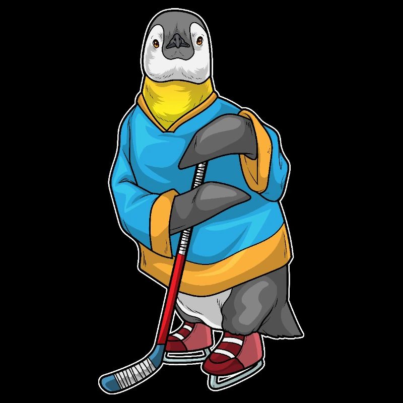 Pinguin Eishockey Eishockeyschläger