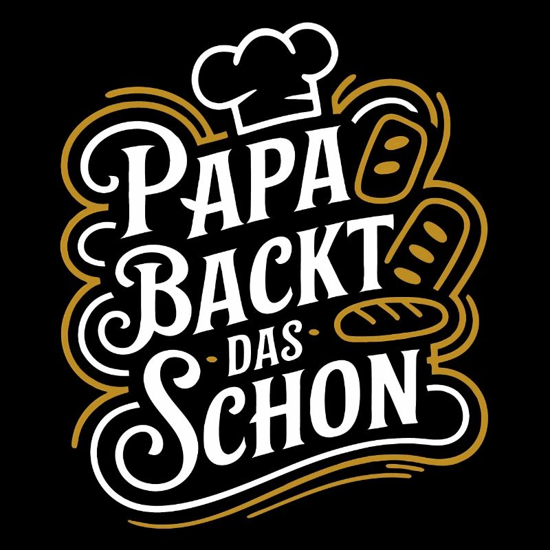 Papa backt das schon - unser backender Papa