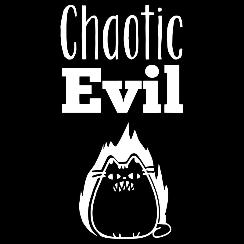 Pen and paper cat alignment chaotic evil
