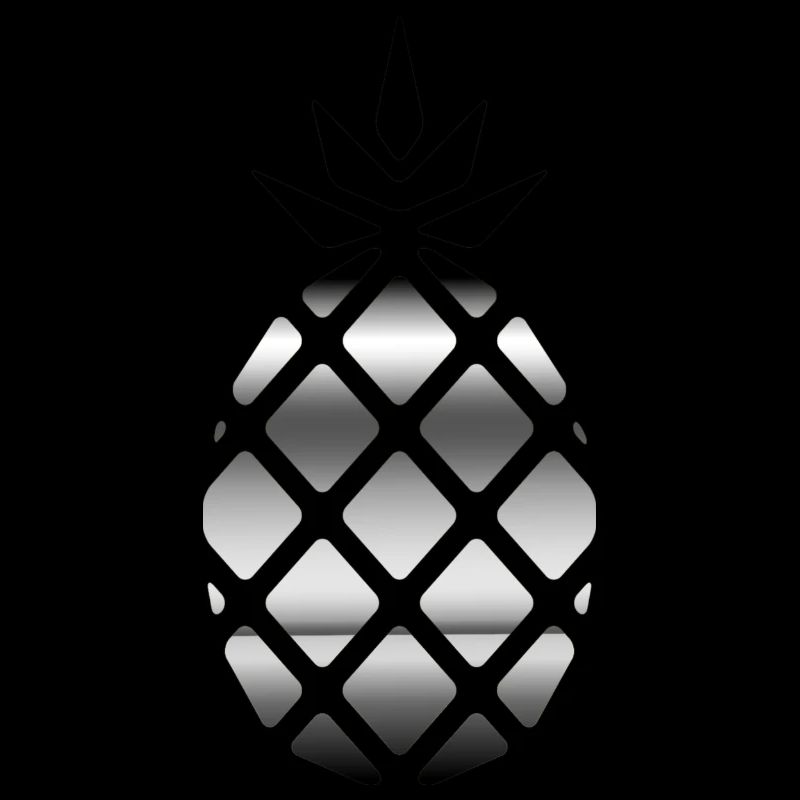 Silver pineapple