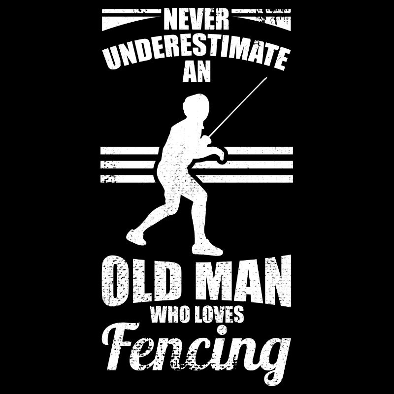 Fechtender Großvater