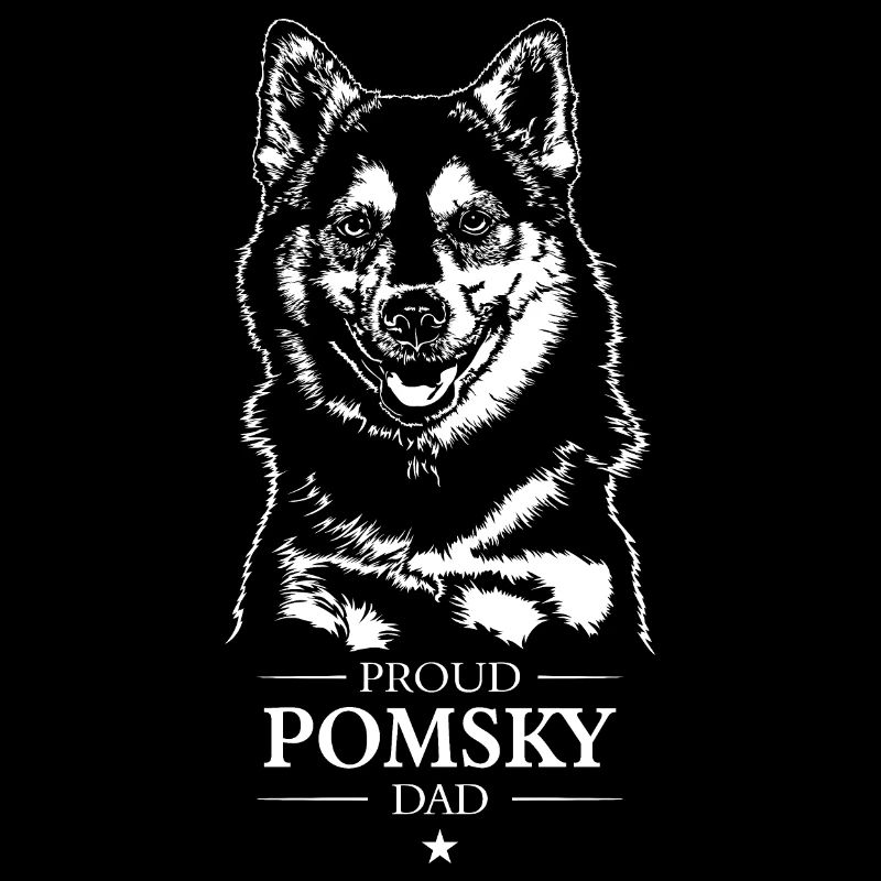 Pomsky Dad Hunde Hund Wilsigns