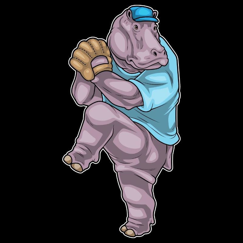 Hippopotamus Baseball Baseball Glove