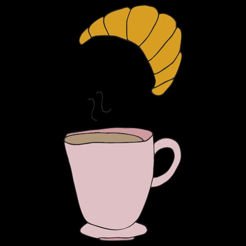 Café et croissant