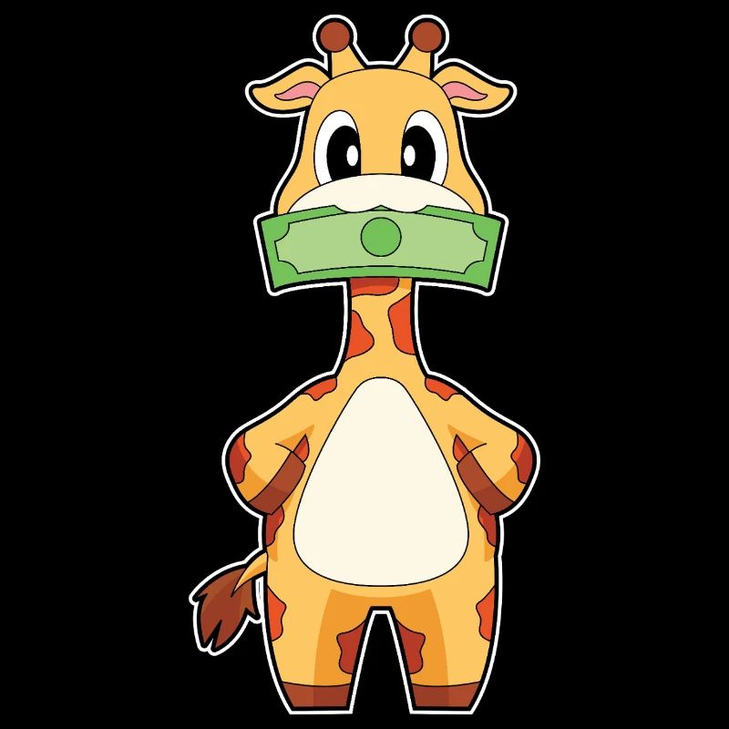 Billet de banque girafe