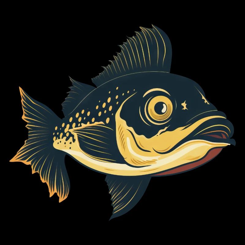 Fish pike perch angler