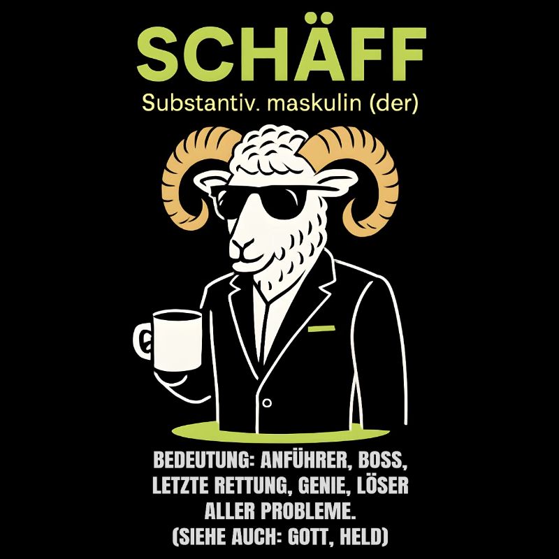 Schaf Spruch Schäff Lustig Geschenkidee Schafe