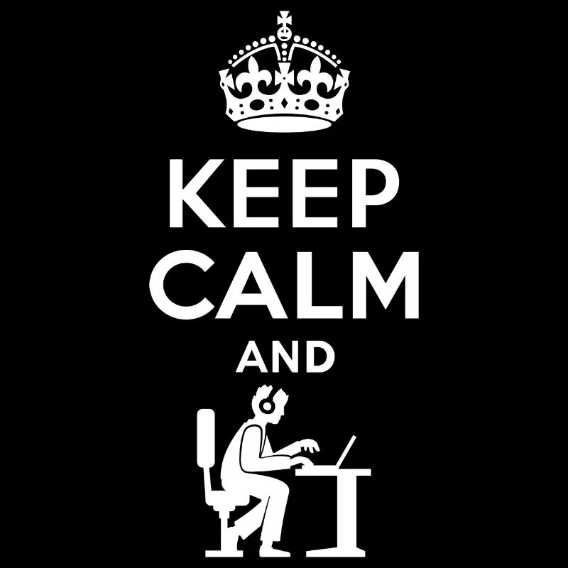 Keep Calm - Nerd - Programmieren - Gamen